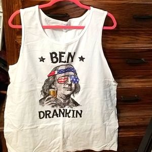 Novelty Men's Tank "Ben Drankin"